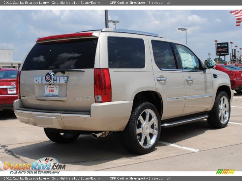 2011 Cadillac Escalade Luxury Gold Mist Metallic / Ebony/Ebony Photo #5