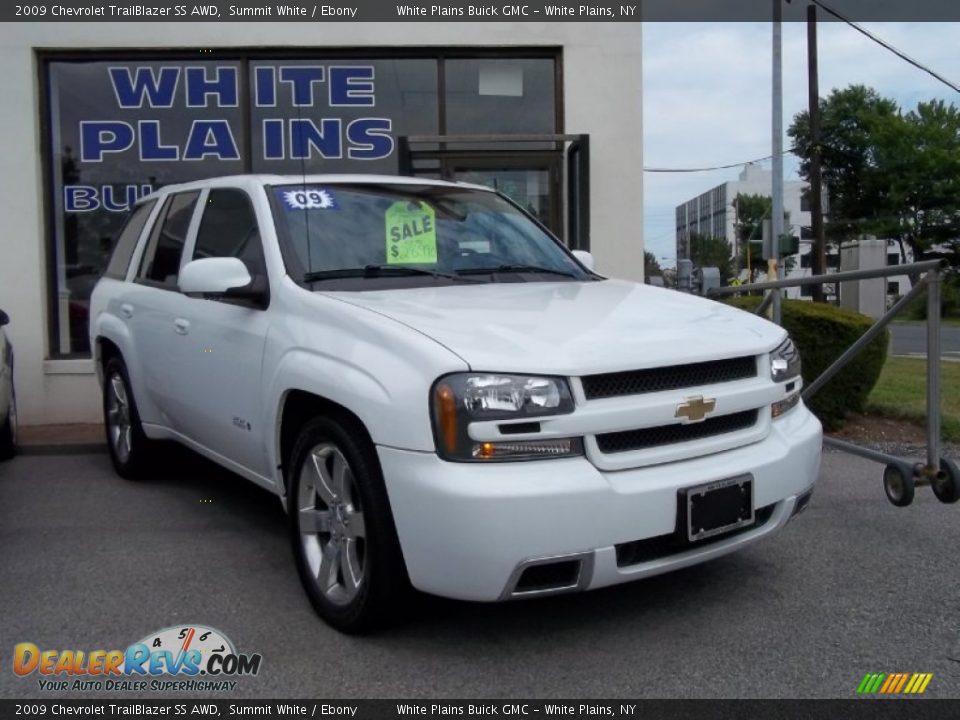 2009 Chevrolet TrailBlazer SS AWD Summit White / Ebony Photo #1