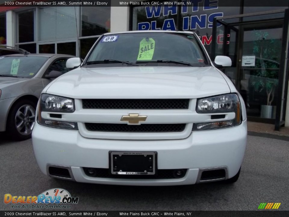 2009 Chevrolet TrailBlazer SS AWD Summit White / Ebony Photo #2