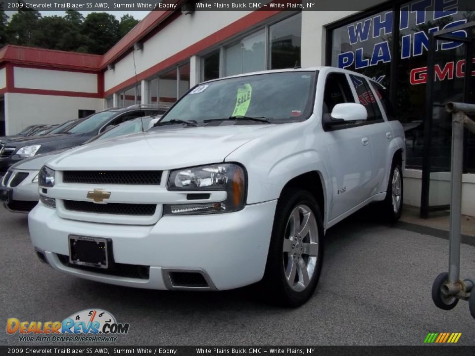 2009 Chevrolet TrailBlazer SS AWD Summit White / Ebony Photo #3