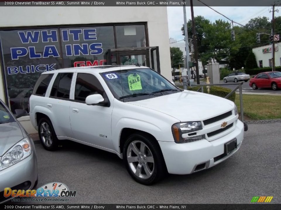 2009 Chevrolet TrailBlazer SS AWD Summit White / Ebony Photo #5