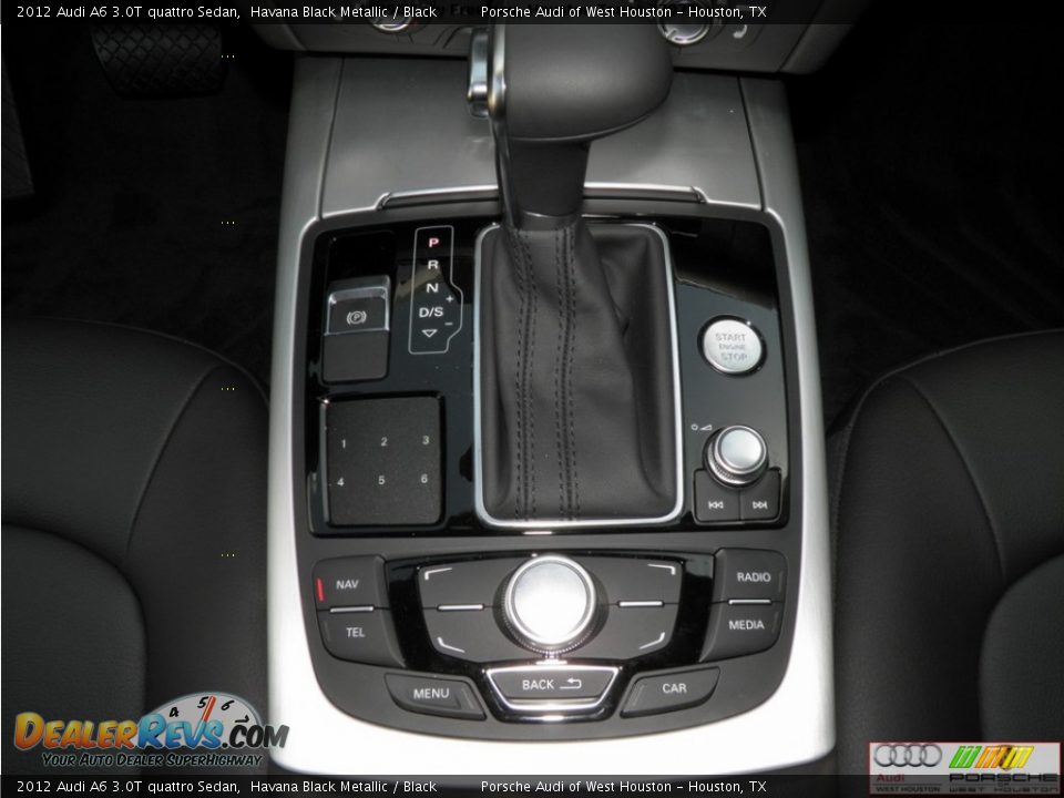 2012 Audi A6 3.0T quattro Sedan Havana Black Metallic / Black Photo #11