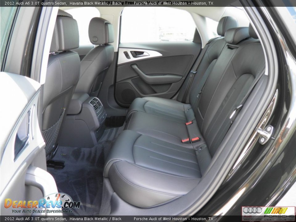 2012 Audi A6 3.0T quattro Sedan Havana Black Metallic / Black Photo #15