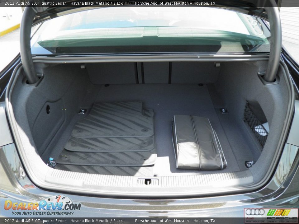 2012 Audi A6 3.0T quattro Sedan Havana Black Metallic / Black Photo #18