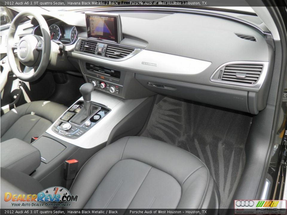 2012 Audi A6 3.0T quattro Sedan Havana Black Metallic / Black Photo #19