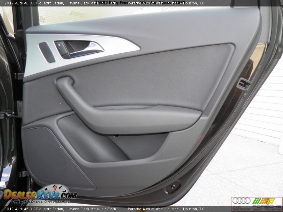 2012 Audi A6 3.0T quattro Sedan Havana Black Metallic / Black Photo #21