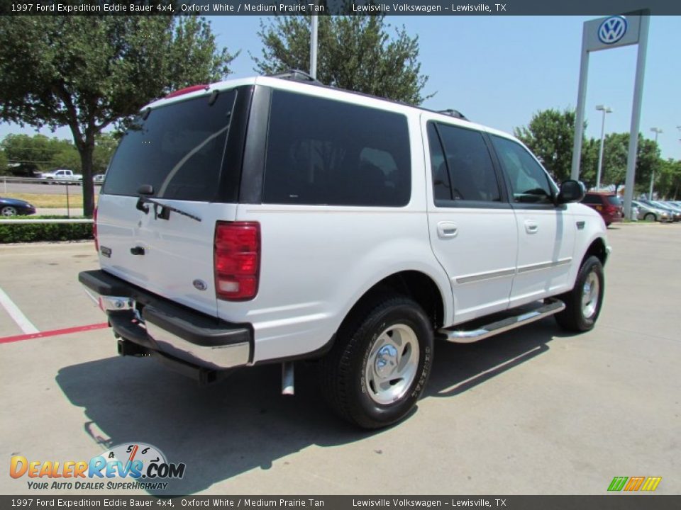 1997 Ford Expedition Eddie Bauer 4x4 Oxford White / Medium Prairie Tan Photo #5