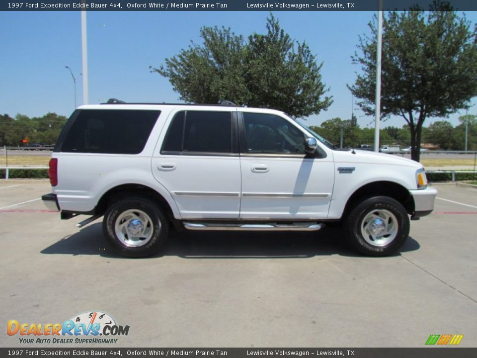 1997 Ford Expedition Eddie Bauer 4x4 Oxford White / Medium Prairie Tan Photo #6