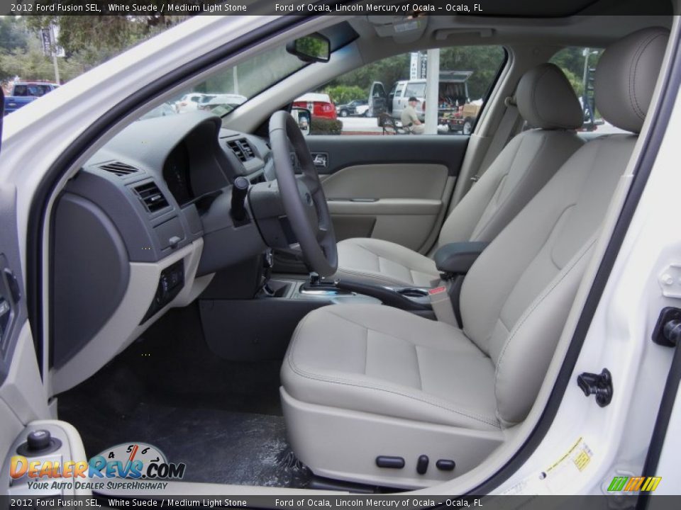 Medium Light Stone Interior 2012 Ford Fusion Sel Photo 5