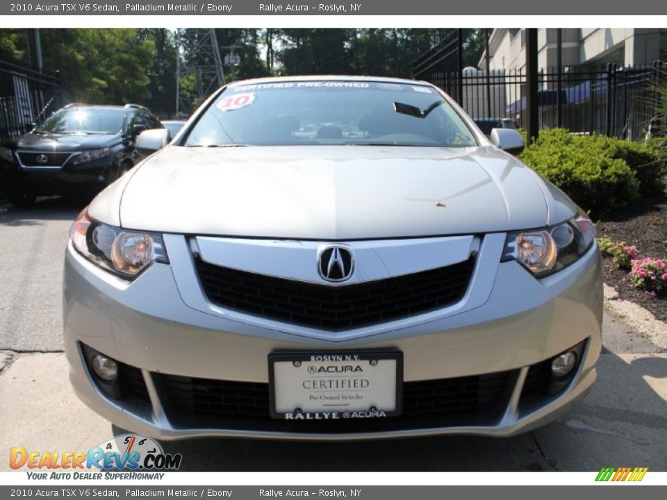2010 Acura TSX V6 Sedan Palladium Metallic / Ebony Photo #2