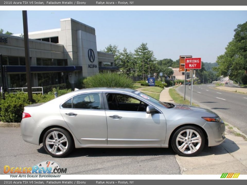 2010 Acura TSX V6 Sedan Palladium Metallic / Ebony Photo #3