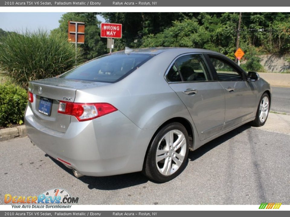 2010 Acura TSX V6 Sedan Palladium Metallic / Ebony Photo #4