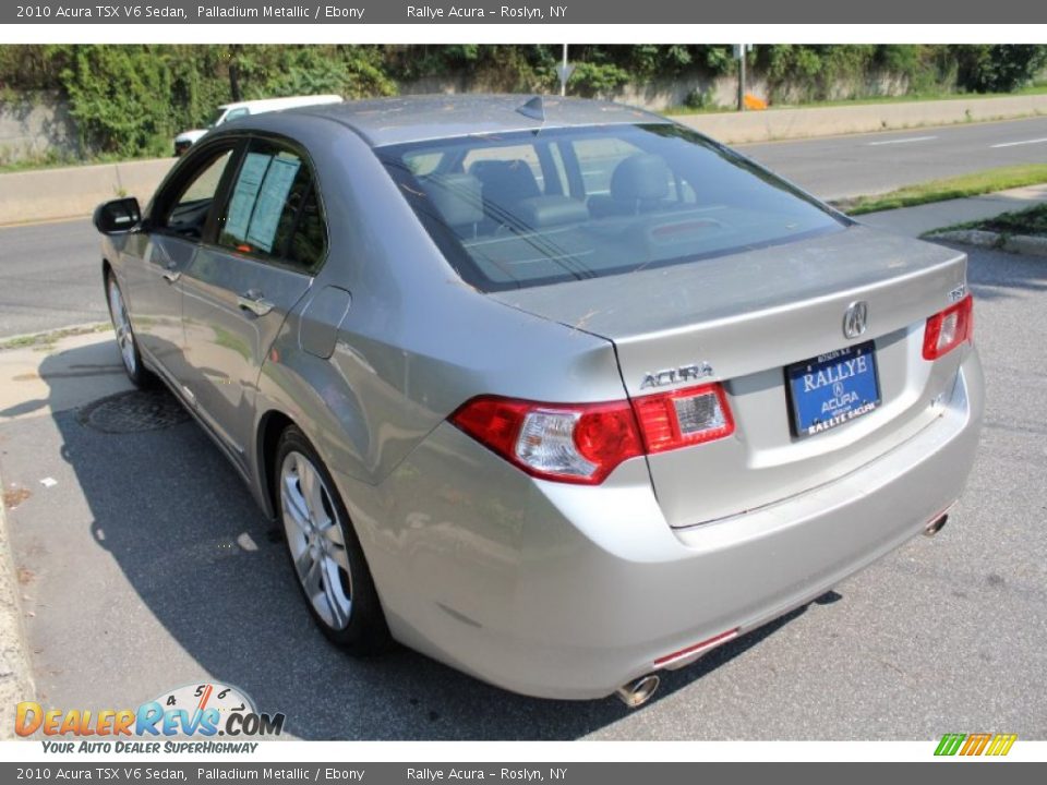 2010 Acura TSX V6 Sedan Palladium Metallic / Ebony Photo #6