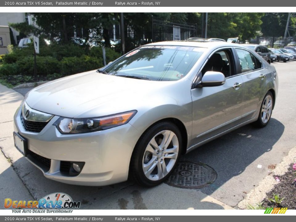 2010 Acura TSX V6 Sedan Palladium Metallic / Ebony Photo #7