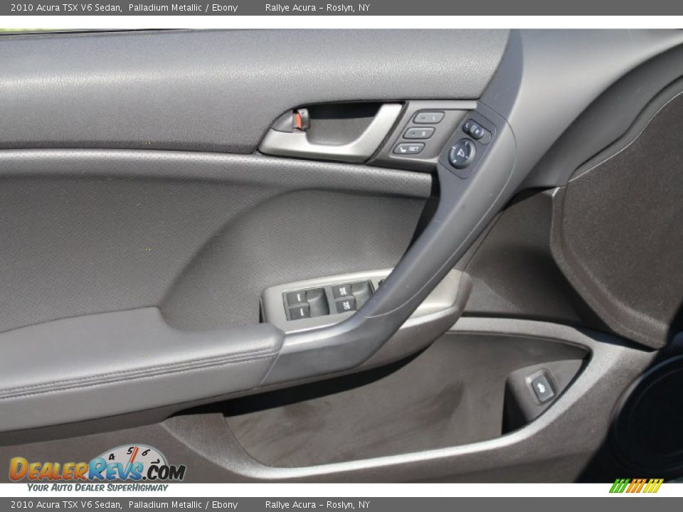 2010 Acura TSX V6 Sedan Palladium Metallic / Ebony Photo #9