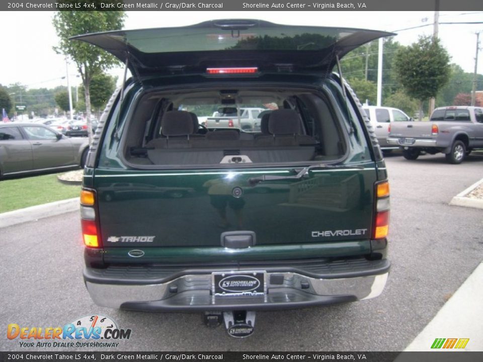 2004 Chevrolet Tahoe LS 4x4 Dark Green Metallic / Gray/Dark Charcoal Photo #10