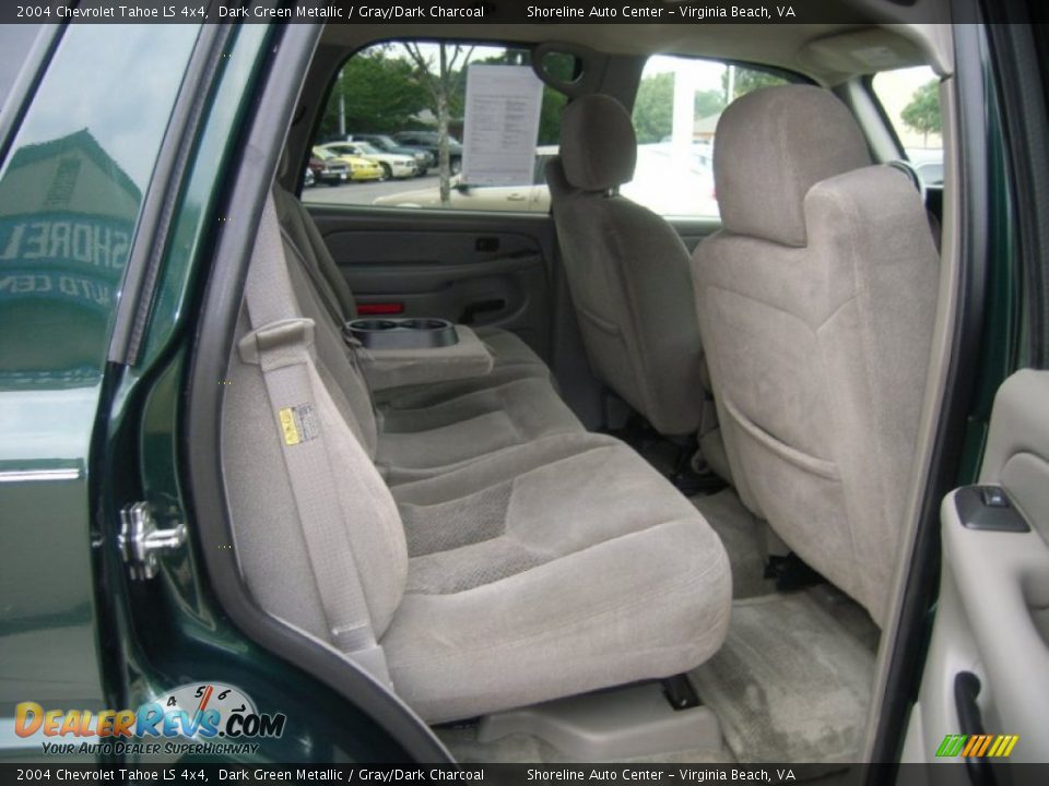2004 Chevrolet Tahoe LS 4x4 Dark Green Metallic / Gray/Dark Charcoal Photo #12