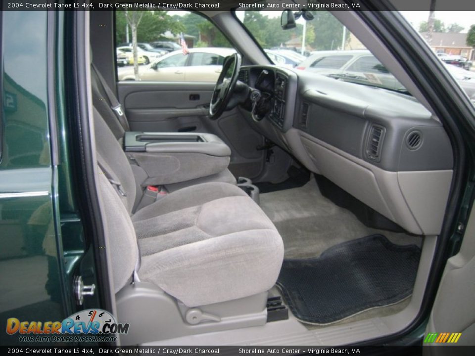 2004 Chevrolet Tahoe LS 4x4 Dark Green Metallic / Gray/Dark Charcoal Photo #13