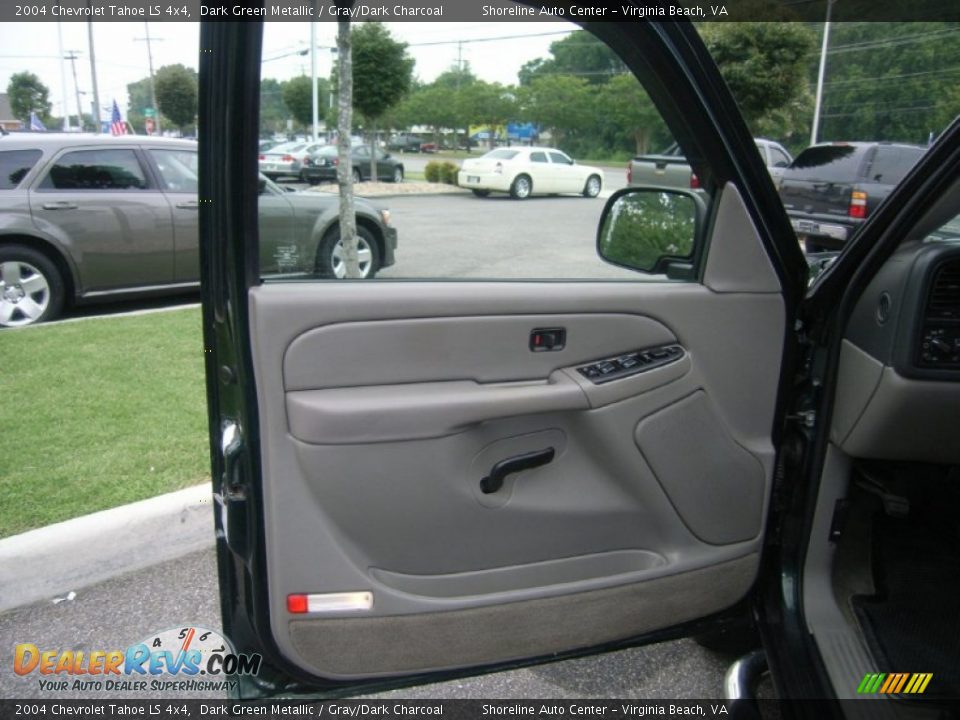 2004 Chevrolet Tahoe LS 4x4 Dark Green Metallic / Gray/Dark Charcoal Photo #15