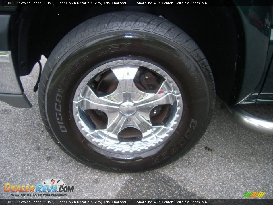 2004 Chevrolet Tahoe LS 4x4 Dark Green Metallic / Gray/Dark Charcoal Photo #19