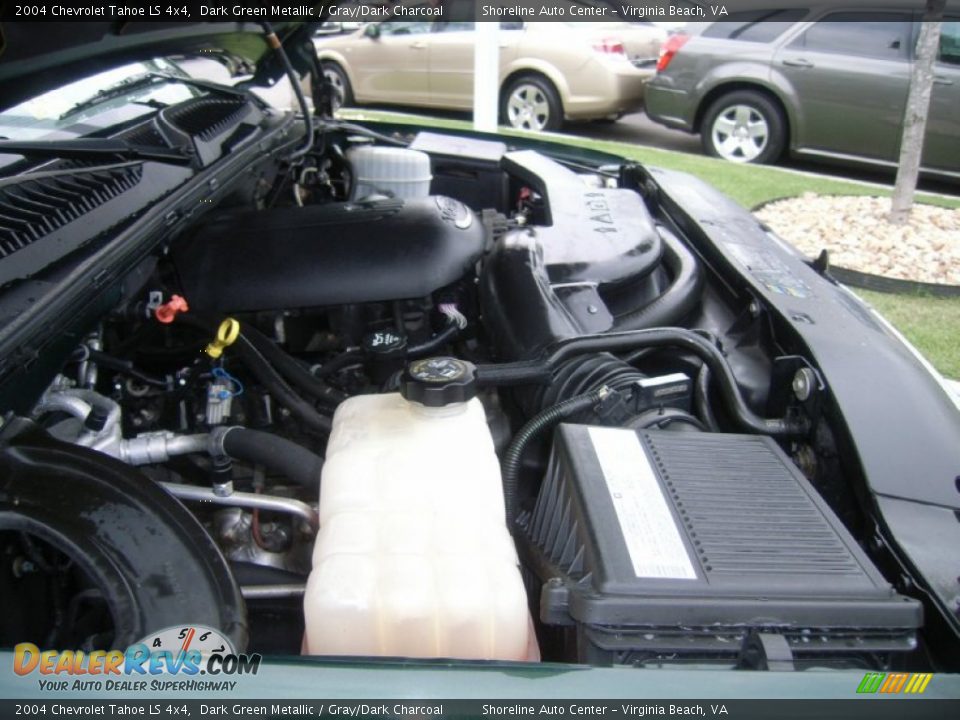 2004 Chevrolet Tahoe LS 4x4 Dark Green Metallic / Gray/Dark Charcoal Photo #21