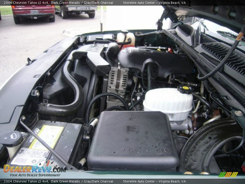 2004 Chevrolet Tahoe LS 4x4 Dark Green Metallic / Gray/Dark Charcoal Photo #23