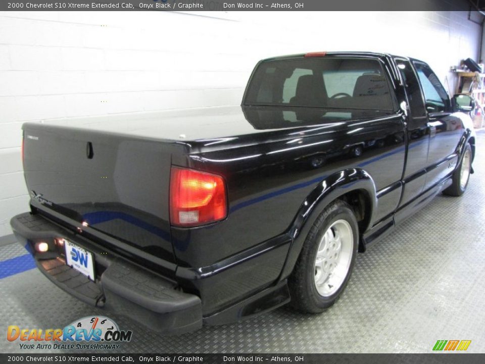 2000 Chevrolet S10 Xtreme Extended Cab Onyx Black / Graphite Photo #4