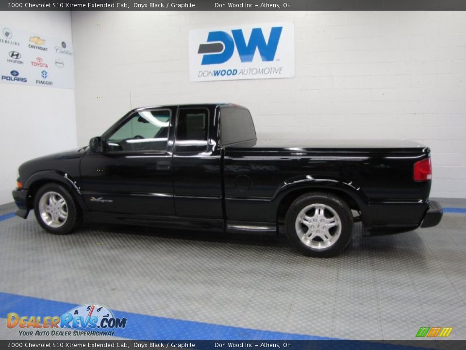 2000 Chevrolet S10 Xtreme Extended Cab Onyx Black / Graphite Photo #6