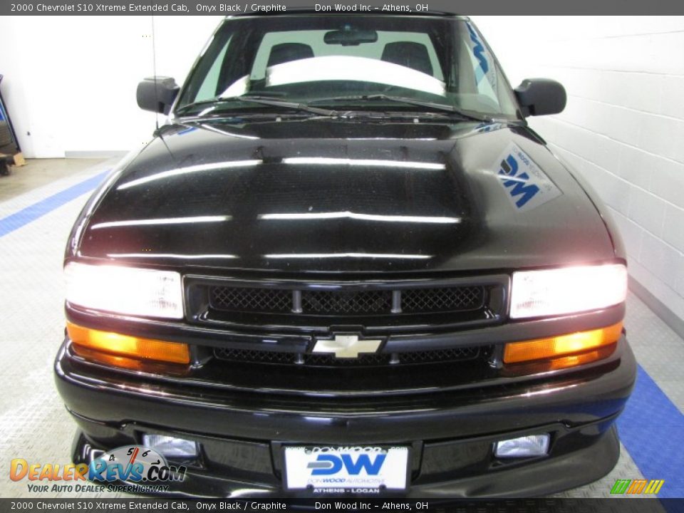 2000 Chevrolet S10 Xtreme Extended Cab Onyx Black / Graphite Photo #7