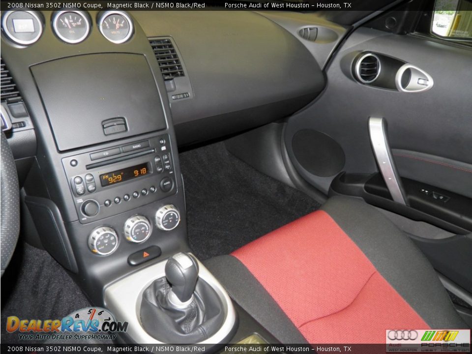 2008 Nissan 350Z NISMO Coupe Magnetic Black / NISMO Black/Red Photo #9