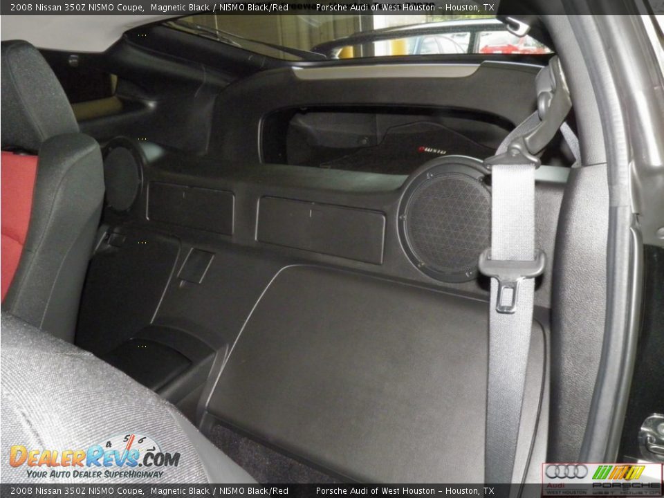2008 Nissan 350Z NISMO Coupe Magnetic Black / NISMO Black/Red Photo #14