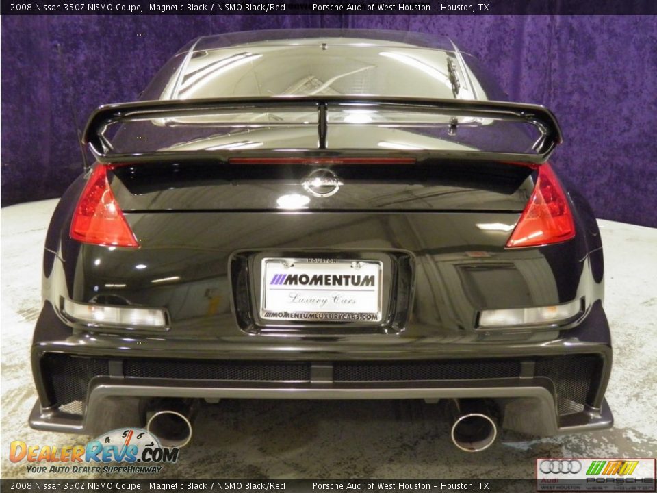 2008 Nissan 350Z NISMO Coupe Magnetic Black / NISMO Black/Red Photo #20