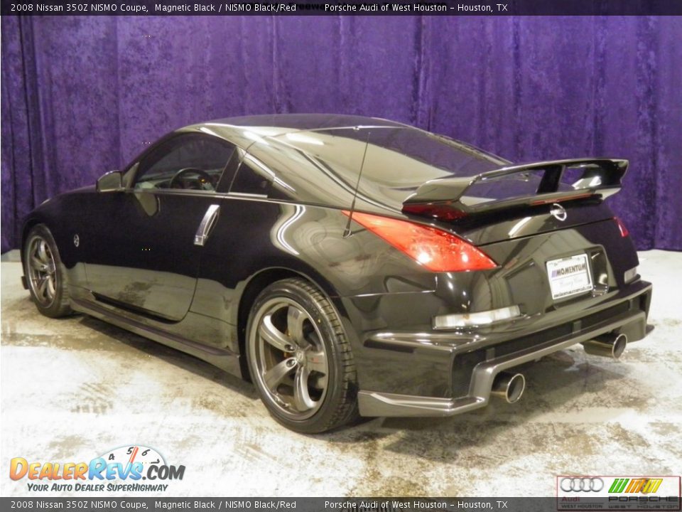 2008 Nissan 350Z NISMO Coupe Magnetic Black / NISMO Black/Red Photo #21