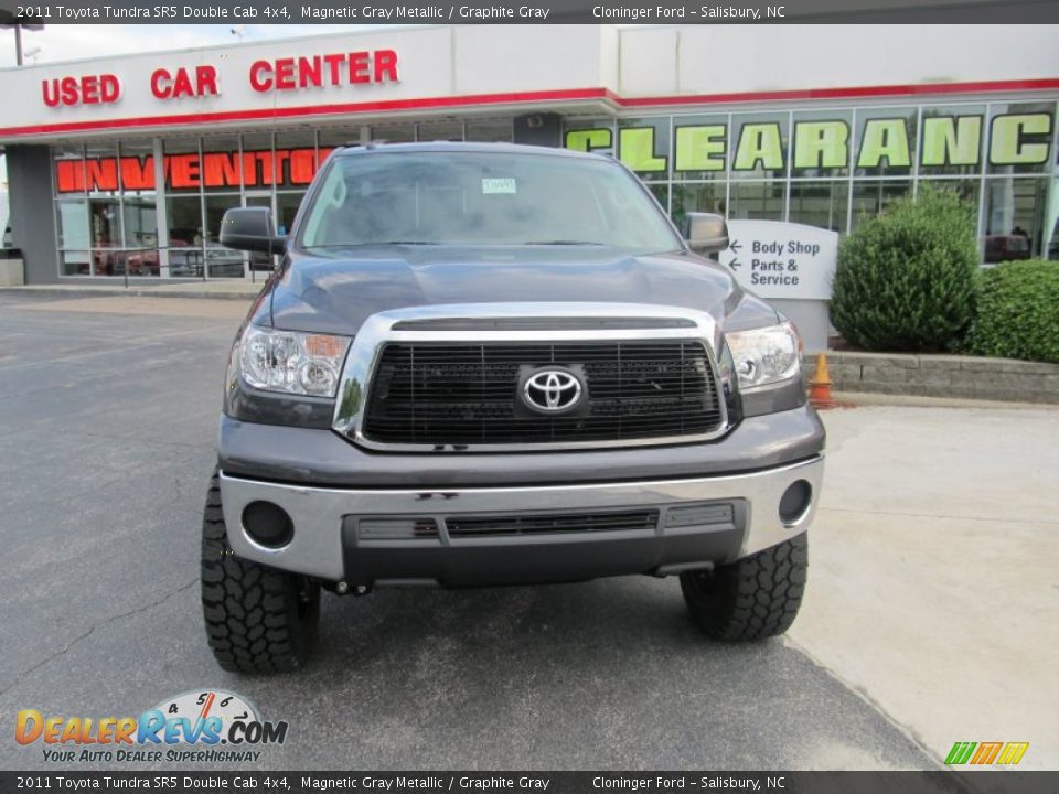2011 Toyota Tundra SR5 Double Cab 4x4 Magnetic Gray Metallic / Graphite Gray Photo #2