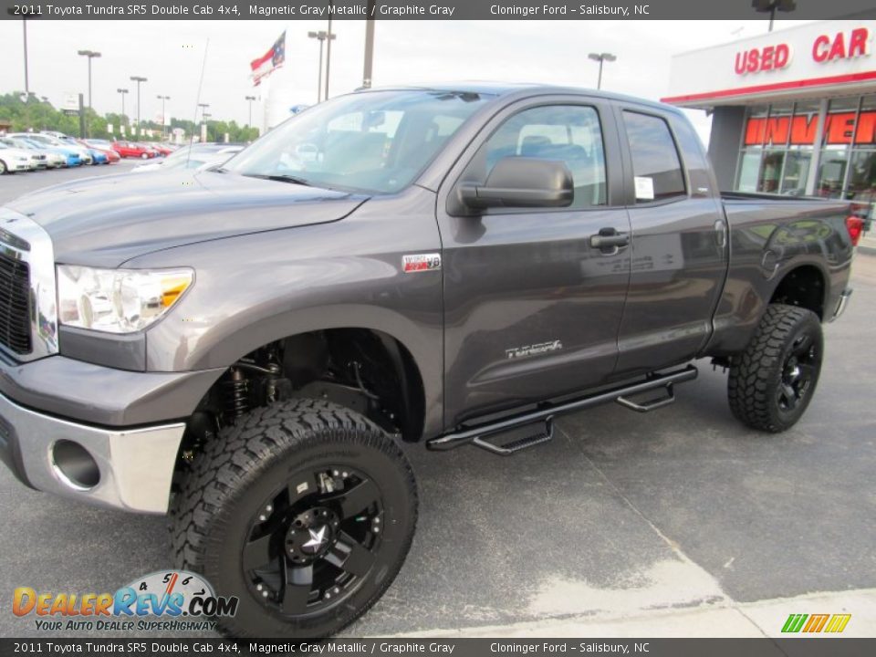 2011 Toyota Tundra SR5 Double Cab 4x4 Magnetic Gray Metallic / Graphite Gray Photo #3