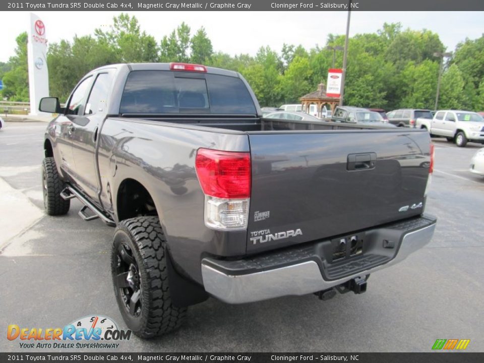 2011 Toyota Tundra SR5 Double Cab 4x4 Magnetic Gray Metallic / Graphite Gray Photo #4