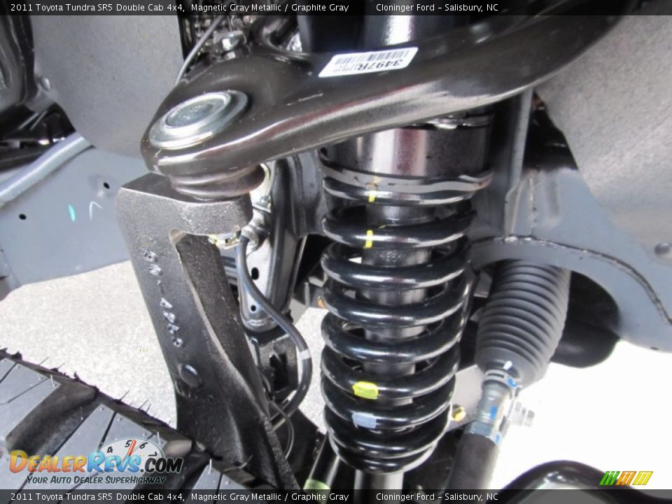 2011 Toyota Tundra SR5 Double Cab 4x4 Magnetic Gray Metallic / Graphite Gray Photo #9