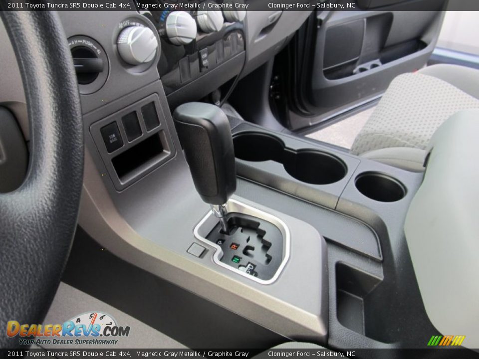 2011 Toyota Tundra SR5 Double Cab 4x4 Magnetic Gray Metallic / Graphite Gray Photo #15