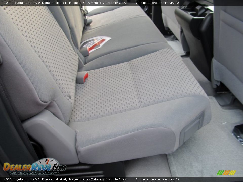 2011 Toyota Tundra SR5 Double Cab 4x4 Magnetic Gray Metallic / Graphite Gray Photo #21