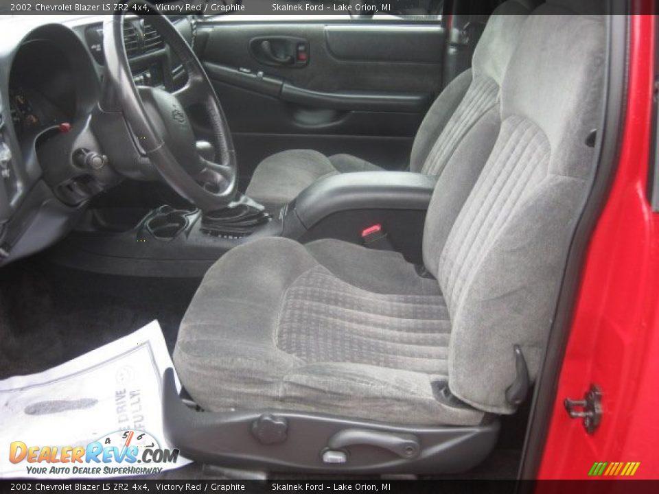 Graphite Interior - 2002 Chevrolet Blazer LS ZR2 4x4 Photo #2