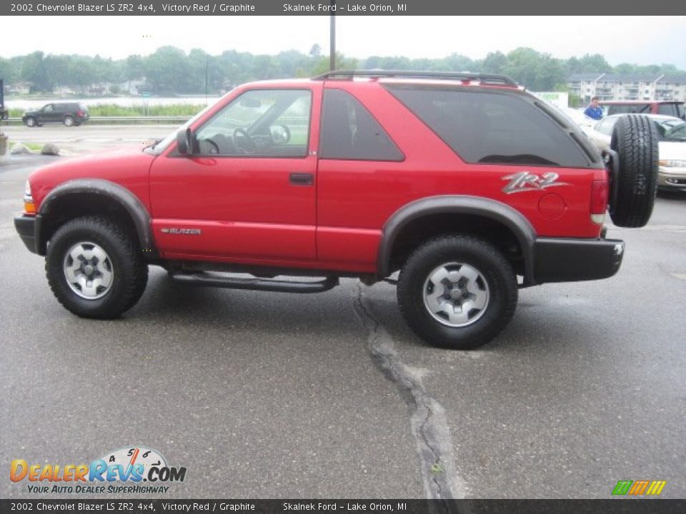 Victory Red 2002 Chevrolet Blazer LS ZR2 4x4 Photo #5