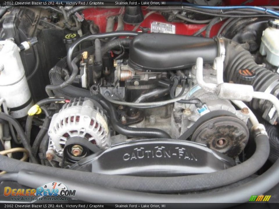 2002 Chevrolet Blazer LS ZR2 4x4 4.3 Liter OHV 12-Valve V6 Engine Photo #32