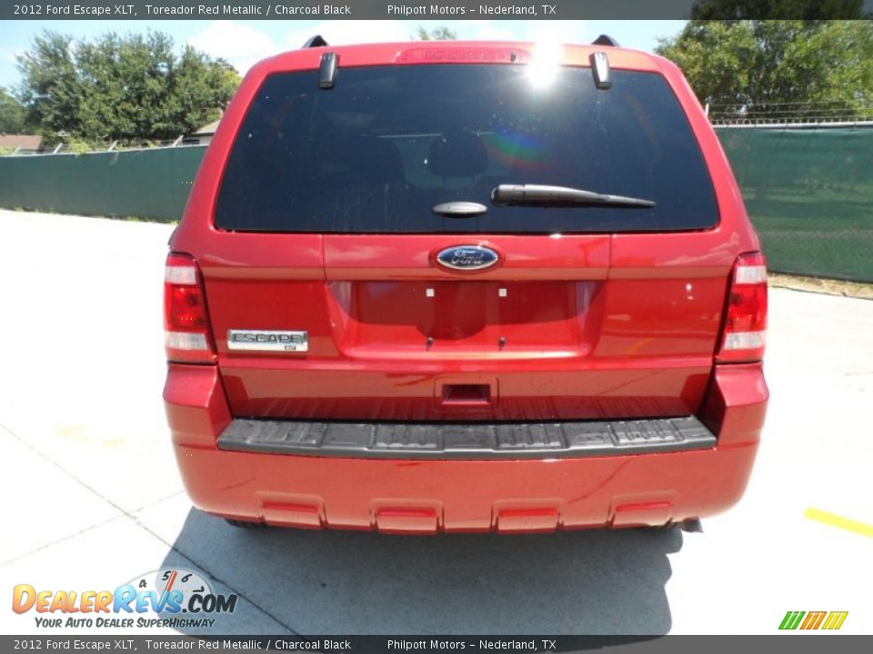 2012 Ford Escape XLT Toreador Red Metallic / Charcoal Black Photo #4