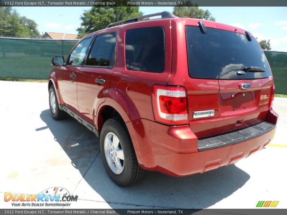 2012 Ford Escape XLT Toreador Red Metallic / Charcoal Black Photo #5