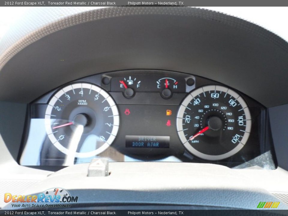 2012 Ford Escape XLT Gauges Photo #33