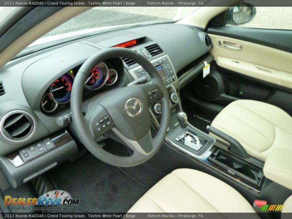Beige Interior 11 Mazda Mazda6 I Grand Touring Sedan Photo 15 Dealerrevs Com