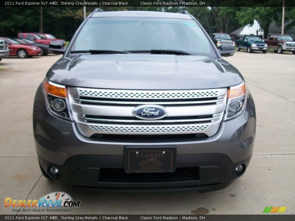 2011 Ford Explorer XLT 4WD Sterling Grey Metallic / Charcoal Black Photo #2