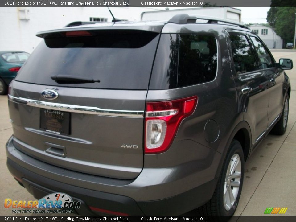 2011 Ford Explorer XLT 4WD Sterling Grey Metallic / Charcoal Black Photo #5