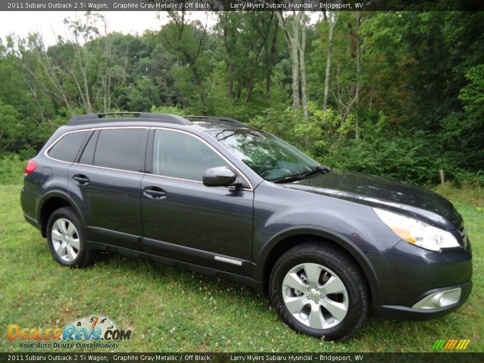 Graphite Gray Metallic 2011 Subaru Outback 2.5i Wagon Photo #1