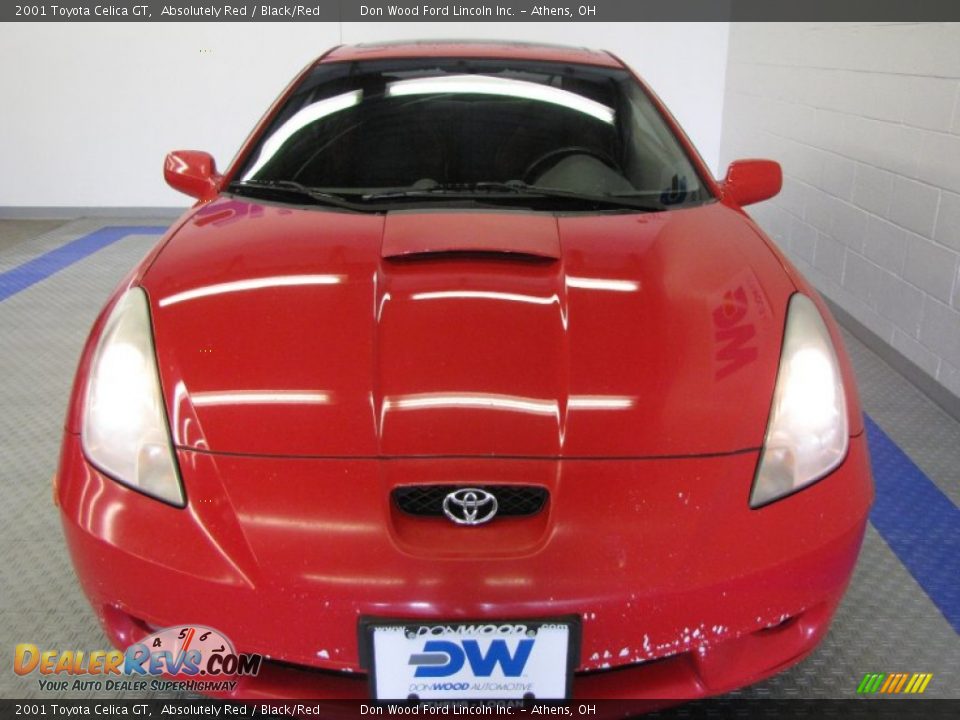 2001 Toyota Celica GT Absolutely Red / Black/Red Photo #7